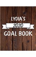 Lydia's 2020 Goal Book: 2020 New Year Planner Goal Journal Gift for Lydia / Notebook / Diary / Unique Greeting Card Alternative