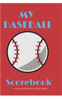 Baseball Scorecard: Memories Journal Baseball, Baseball Scorekeeper Book Gifts, Baseball Score Notebook, Baseball Score Sheets, Baseball Scorekeeping Book