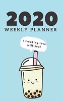 2020 WEEKLY PLANNER for Milk Tea lovers