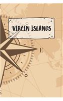 Virgin Islands: Ruled Travel Diary Notebook or Journey Journal - Lined Trip Pocketbook for Men and Women with Lines