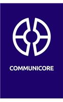 Communicore: Composition Notebook, Retro EPCOT Center Journal with Purple Soft Cover, 200 Blank Lined