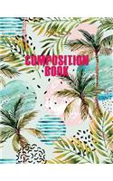 Composition Book: Trendy Bullet Notebook - 150-Page 1/4 Inch Dot Grid Full Pattern Notebook - 8.5 X 11 Perfect Bound Matte Softcover(Designer Notebooks)