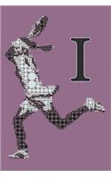 I Monogram Initial Tennis Journal