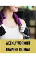 Weekly Workout Training Journal