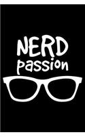 Nerd Passion: Blank Lined Journal to Write in - Ruled Writing Notebook