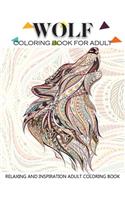 Wolf Coloring Book For Adult