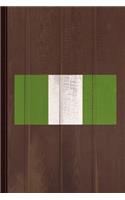 Nigeria Flag Journal Notebook