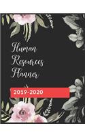 Human Resources Planner 2019-2020: Weekly and Monthly HR Planner (January 2019 Through December 2020) (8.5 X 11)