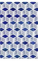 Journal Notebook Cubes Pattern 12