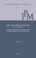 Lire Gregoire de Nazianze Au Xe Siecle