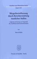 Burgerbeeinflussung Durch Berichterstattung Staatlicher Stellen