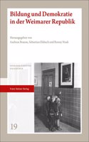 Bildung Und Demokratie in Der Weimarer Republik