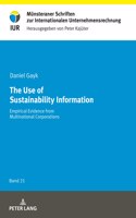 Use of Sustainability Information