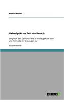 Liebeslyrik zur Zeit des Barock