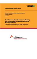 Evolutionärer Algorithmus zur Aufteilung von Erntemengen auf kundenspezifische Packungseinheiten