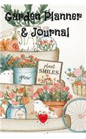 Garden Planner & Journal: Garden Planner & Journal: Gardening Gifts, Calendar, Diary, Paperback Notebook for 4 Months - Start With Plant Journaling - 6 x 9 inch, Decorative V