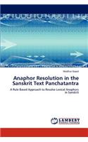 Anaphor Resolution in the Sanskrit Text Panchatantra