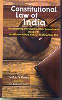 Constitutional Law of India by G.S. Pande