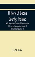 History Of Boone County, Indiana