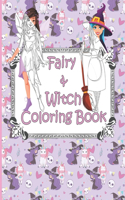 Fairy and Witch Coloring book