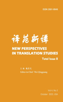 New Perspectives in Translation Studies