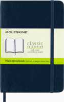 Moleskine Sapphire Blue Pocket Plain Notebook Soft