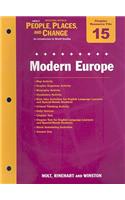 Holt Western World People, Places, and Change Chapter 15 Resource File: Modern Europe
