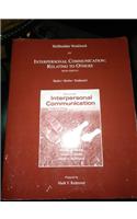 Skillbuilder Workbook for Interpersonal Communication