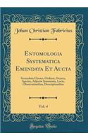 Entomologia Systematica Emendata Et Aucta, Vol. 4: Secundum Classes, Ordines, Genera, Species, Adjectis Synonimis, Locis, Observationibus, Descriptionibus (Classic Reprint)