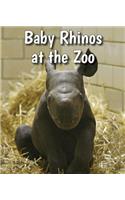 Baby Rhinos at the Zoo