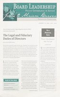 Board Leadership Newsletter: Policy Governance in Action, Number 78, 2005