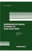 Mathematical Essays in Honor of Gian-Carlo Rota