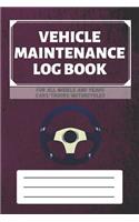 Vehicle Maintenance Log Book