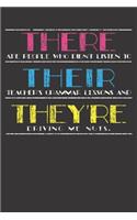 Notebook: English Nerd Funny Teacher Grammer Dot Grid 6x9 120 Pages