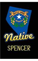 Nevada Native Spencer: College Ruled Composition Book