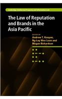 Law of Reputation and Brands in the Asia Pacific