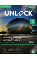 Unlock Level 4 Listening, Speaking & Critical Thinking Student's Book, Mob App and Online Workbook W/ Downloadable Audio and Video