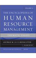 The Encyclopedia of Human Resource Management, Volume 3