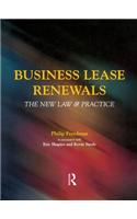 Business Lease Renewals