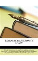 Extracts from Adam's Diary