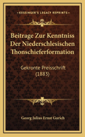 Beitrage Zur Kenntniss Der Niederschlesischen Thonschieferformation