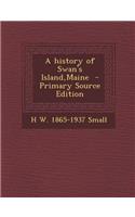 A History of Swan's Island, Maine