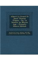 Albert Le Grand Et Saint Thomas D'Aquin