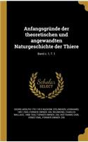 Anfangsgrunde Der Theoretischen Und Angewandten Naturgeschichte Der Thiere; Band C. 1, T. 1