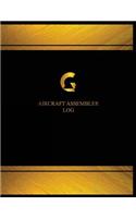 Aircraft Assembler Log (Log Book, Journal - 125 pgs, 8.5 X 11 inches)
