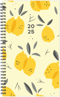 2025 3.5 X 6.5 Citrus Grove Softcover Weekly Spiral Planner