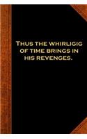 2020 Daily Planner Shakespeare Quote Whirligig Time Revenges 388 Pages: 2020 Planners Calendars Organizers Datebooks Appointment Books Agendas