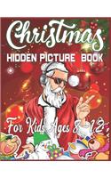 Christmas Hidden Picture Book For Kids Ages 8-12