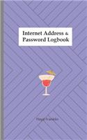 Internet Address & Password Logbook