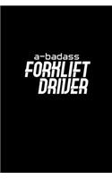 a-badass forklift driver: Hangman Puzzles - Mini Game - Clever Kids - 110 Lined pages - 6 x 9 in - 15.24 x 22.86 cm - Single Player - Funny Great Gift